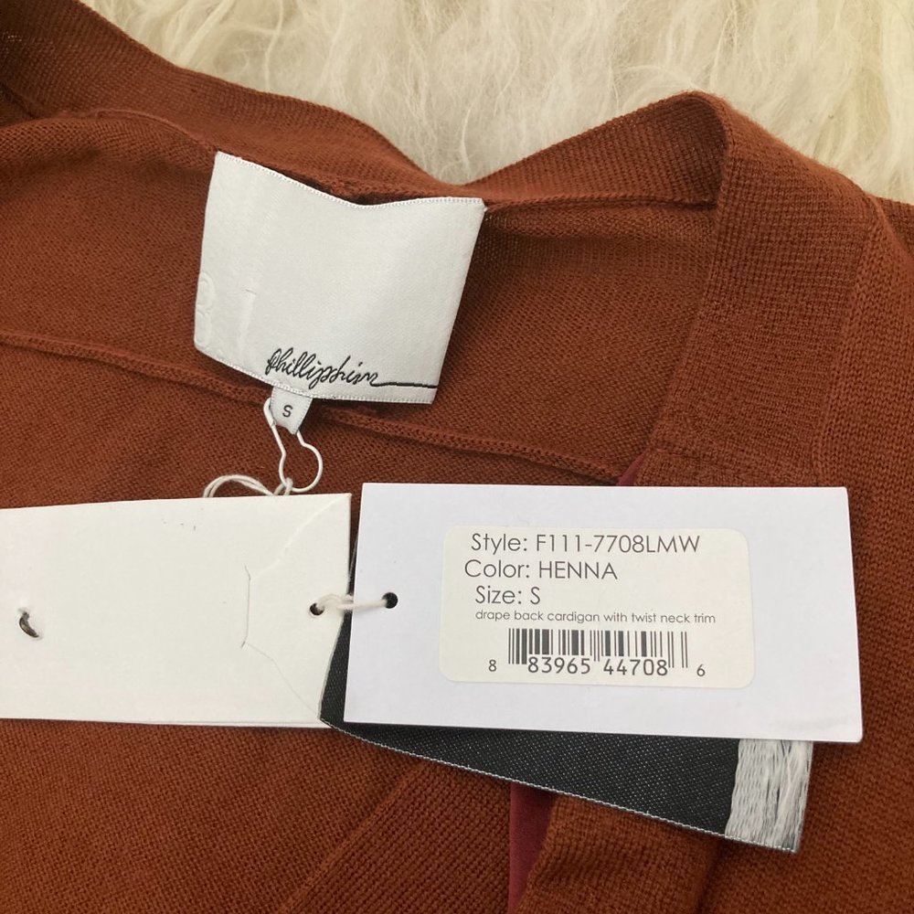3.1 PHILLIP LIM Merino Wool V-Neck Sweater - Picture 6 of 12